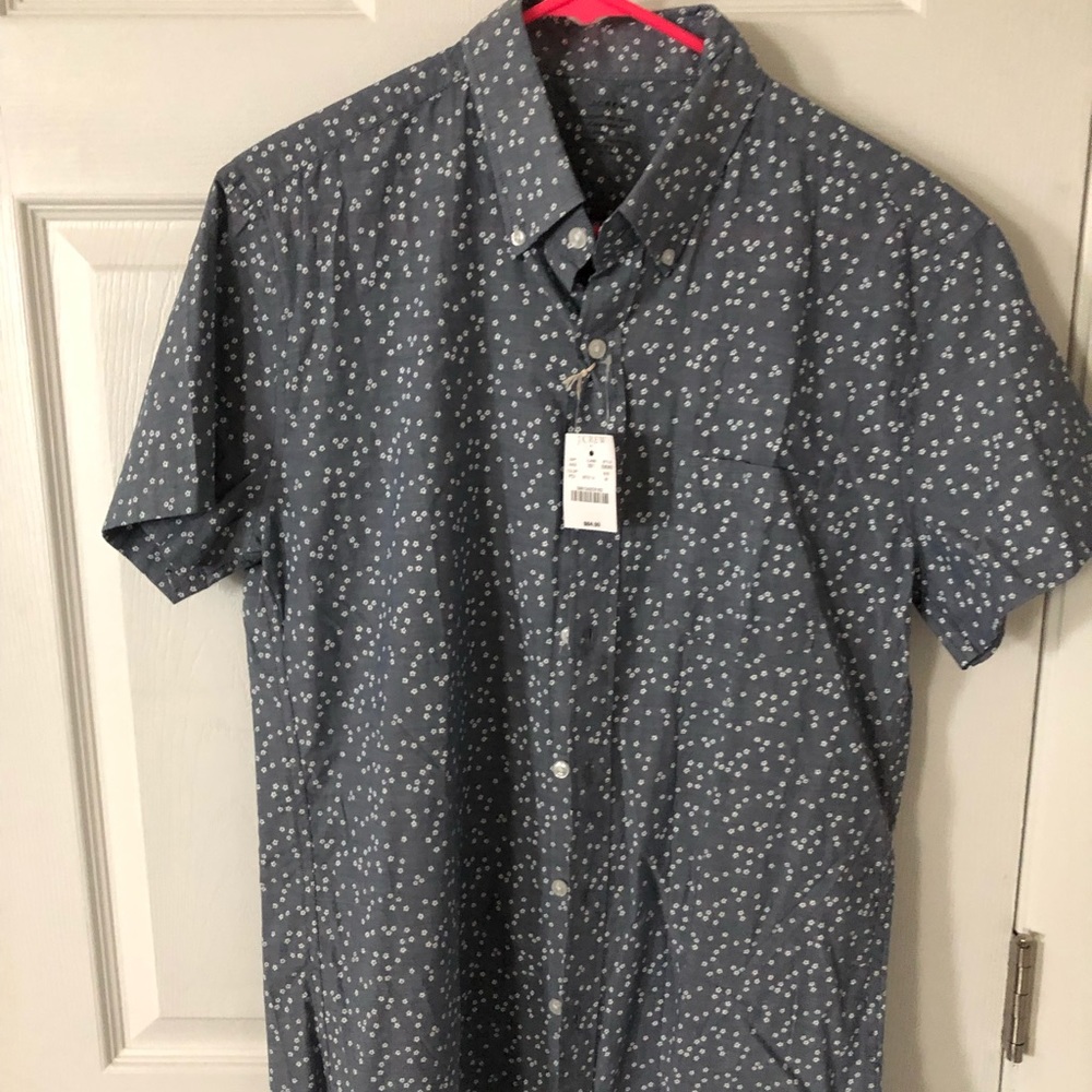 Jcrew short sleeve button down shirt